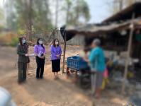 ลงพื้นที่เยี่ยมบ้านคนพิการชุมชนสองแคว2และผู้สูงอายุชุมชนมณีฯเพื่อติดตามการให้ความช่วยเหลือและเป็นกำลังใจแก่ครอบครัว