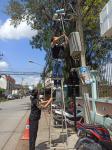 กองวิชาการและแผนงาน ลงพื้นที่ตรวจสอบและปรับมุมกล้องโทรทัศน์วงจรปิด (CCTV)