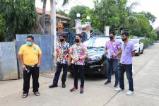 คณะกรรมการตรวจรับโครงการปรับปรุงระบบเคเบิ้ลทีวีเพื่อการศึกษาเทศบาลนครแม่สอด เข้าตรวจรับโครงการปรับปรุงระบบเคเบิ้ลทีวีเพื่อการศึกษาชุมชนปู่แดง ชุมชนบ้านเหนือสามัคคี และชุมชนดอนไชย