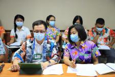 ผอ.กองวิชาการและแผนงาน จัดประชุมประจำเดือนเมษายน กองวิชาการและแผนงาน เทศบาลนครแม่สอด ครั้งที่ 4/2564