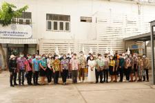 เทศบาลนครแม่สอดจัดพิธีอัญเชิญพระพุทธโคดมบุญบารมี เพื่อไปประดิษฐานยังโรงเรียนในสังกัดเทศบาลนครแม่สอด