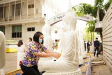 เทศบาลนครแม่สอดจัดพิธีอัญเชิญพระพุทธโคดมบุญบารมี เพื่อไปประดิษฐานยังโรงเรียนในสังกัดเทศบาลนครแม่สอด