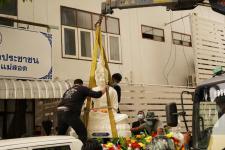 เทศบาลนครแม่สอดจัดพิธีอัญเชิญพระพุทธโคดมบุญบารมี เพื่อไปประดิษฐานยังโรงเรียนในสังกัดเทศบาลนครแม่สอด