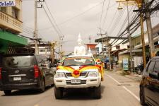 เทศบาลนครแม่สอดจัดพิธีอัญเชิญพระพุทธโคดมบุญบารมี เพื่อไปประดิษฐานยังโรงเรียนในสังกัดเทศบาลนครแม่สอด