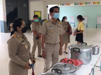 เทศบาลนครแม่สอด ลงพื้นที่ตรวจเยี่ยมการเปิดเรียนของสถานศึกษาในรูปแบบ(On Site) ของสถานศึกษาในสังกัดเทศบาลนครแม่สอด