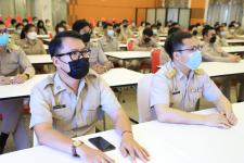 กองยุทธศาสตร์และงบประมาณ ร่วมกิจกรรมโครงการผู้บริหารมอบนโยบายการทำงานตามหลักธรรมาภิบาล