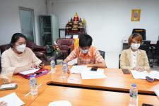 เทศบาลนครแม่สอดจัดการประชุมคณะกรรมการนิเทศ ติดตาม ระบบการประกันคุณภาพภายในสถานศึกษา ประจำปี 2564