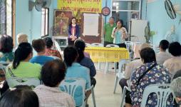 จัดทำเวทีประชาคมในการจัดทำแผนพัฒนาชุมชน