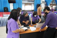 คณะอนุกรรมการกลั่นกรองการประเมินผลการปฏิบัติงานของข้าราชการครูและบุคลากรทางการศึกษา ครั้งที่ 2 ประจำปี 2564 ลงพื้นที่ติดตามผลการประเมินผลการปฏิบัติงานของพนักงานครูเทศบาลและลูกจ้างประจำ