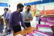 คณะอนุกรรมการกลั่นกรองการประเมินผลการปฏิบัติงานของข้าราชการครูและบุคลากรทางการศึกษา ครั้งที่ 2 ประจำปี 2564 ลงพื้นที่ติดตามผลการประเมินผลการปฏิบัติงานของพนักงานครูเทศบาลและลูกจ้างประจำ