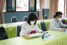 คณะอนุกรรมการกลั่นกรองการประเมินผลการปฏิบัติงานของข้าราชการครูและบุคลากรทางการศึกษา ลงพื้นที่ติดตามผลการประเมินผลการปฏิบัติงานของพนักงานครูเทศบาลและลูกจ้างประจำ โรงเรียนเทศบาลวัดมณีไพรสณฑ์ และโรงเรียนเทศบาลวัดบุญญาวาส