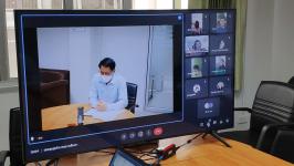 การประชุมติดตามผลการดำเนินงานของสถานศึกษาในสังกัดเทศบาลนครแม่สอด ประจำเดือนตุลาคม 2564