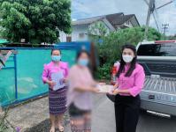 ลงพื้นที่มอบเงินช่วยเหลือผู้ประสบปัญหาทางสังคมตามโครงการช่วยเหลือประชาชนด้านการส่งเสริมและพัฒนาคุณภาพชีวิตฯ