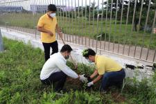 กองยุทธศาสตร์และงบประมาณ ร่วมกิจกรรมปลูกต้นไม้ประจำปี พ.ศ.2564