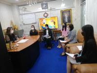 ประชุมการจัดเตรียมความพร้อมงานบริการให้ประชาชนที่มาขอรับสวัสดิการทางสังคม