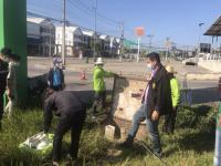 เทศบาลนครแม่สอด ร่วมตรวจสอบแหล่งกำเนิดมลพิษ