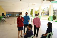 เทศบาลนครแม่สอดจัดการอบรมสาธิตการใช้งานชุดตรวจ Antigen test kit (ATK) ให้แก่ครูและบุคลากรทางการศึกษา 