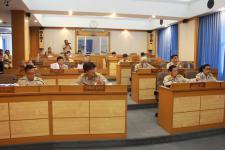 การประชุมสภาเทศบาล สมัยสามัญ สมัยที่๓ ครั้งที่๒ ประจำปี ๒๕๕๙ ในวันจันทร์ที่ ๒๙ สิงหาคม พ.ศ. ๒๕๕๙ เวลา ๑๐.๐๐ น. ณ ห้องประชุมสภาเทศบาลนครแม่สอด