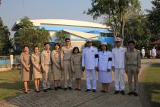 งานรัฐพิธีและวางพานพุ่มดอกไม้สด วันสมเด็จพระนเรศวรมหาราช เนื่องในวันยุทธหัตถี