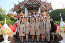 งานรัฐพิธีและวางพานพุ่มดอกไม้สด วันสมเด็จพระนเรศวรมหาราช เนื่องในวันยุทธหัตถี