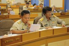 การประชุมสภาเทศบาล สมัยสามัญ สมัยที่๓ ครั้งที่4 ประจำปี 2559 ในวันพุธที่ 14 กันยายน พ.ศ. 2559 เวลา 10.00. ณ ห้องประชุมสภาเทศบาลนครแม่สอด