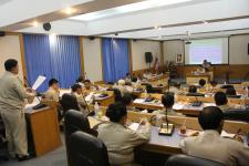 การประชุมสภาเทศบาล สมัยสามัญ สมัยที่ ๓ ครั้งที่ ๓ ประจำปี ๒๕๕๘ ในวันจันทร์ที่ ๓๑ สิงหาคม พ.ศ. ๒๕๕๘ เวลา ๑๔.๐๐ น. ณ ห้องประชุมสภาเทศบาลนครแม่สอด