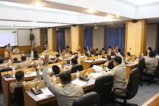 การประชุมสภาเทศบาล สมัยสามัญ สมัยที่ ๓ ครั้งที่ ๓ ประจำปี ๒๕๕๘ ในวันจันทร์ที่ ๓๑ สิงหาคม พ.ศ. ๒๕๕๘ เวลา ๑๔.๐๐ น. ณ ห้องประชุมสภาเทศบาลนครแม่สอด