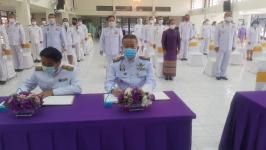 เทศบาลนครแม่สอด เข้าร่วมพิธีลงนามถวายพระพรชัยมงคลสมเด็จพระนางเจ้าสุทิดา พัชรสุธาพิมลลักษณ พระบรมราชินี
