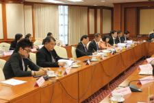 การประชุมคณะกรรมการติดตามและประสานงานงานการจัดตั้งเขตเศรษฐกิจพิเศษ แม่สอดและการจัดตั้งองค์กรปกครองส่วนท้องถิ่นรูปแบบพิเศษนครแม่สอด