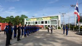 เทศบาลนครแม่สอด ตรวจเยี่ยมและมอบนโยบายการทำงานแก่งานป้องกันและบรรเทาสาธารณภัย