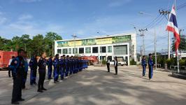 เทศบาลนครแม่สอด ตรวจเยี่ยมและมอบนโยบายการทำงานแก่งานป้องกันและบรรเทาสาธารณภัย