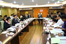 การประชุมคณะทำงานเร่งรัดกำกับ ดูแล และติดตามผลการแก้ไขปัญหาระยะเร่งด่วนของการจัดตั้งเขตพัฒนาเศรษฐกิจพิเศษแม่สอด 
