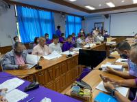 นายกเทศมนตรีและนายก อบต.แม่ปะ ร่วมประชุมการขออนุญาตใช้พื้นที่สาธารณประโยชน์
