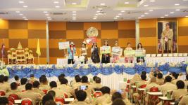 นายกเทศมนตรีพร้อมคณะผู้บริหาร เข้าร่วมโครงการอบรมเชิงปฏิบัติการแลกเปลี่ยนเรียนรู้การบริหารจัดการขยะมูลฝอย