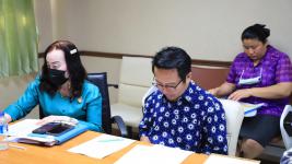 ทน.แม่สอด จัดการประชุมซักซ้อมการจัดทำแบบคำของบประมาณรายจ่าย ประจำปีงบประมาณ พ.ศ.2565