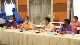 ทน.แม่สอด จัดประชุมเตรียมงานพิธีวางศิลาฤกษ์ศาลสมเด็จพระนเรศวรมหาราช และศาลหลักเมืองแม่สอด