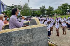 นายกเทศมนตรีนครแม่สอด พร้อมด้วยคณะผู้บริหาร เข้าตรวจเยี่ยมโรงเรียนเทศบาลวัดบุญญาวาส	