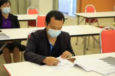 นายกเทศมนตรีแม่สอด ร่วมการประชุมอบรมเชิงปฏิบัติการพัฒนาหลักสูตร กระบวนการจัดการเรียนรู้ การวัดและประเมินผลประจำปี 2564