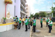 คณะผู้บริหาร ทน.แม่สอด ร่วมกิจกรรมปลูกต้นไม้ประจำปี พ.ศ.2564