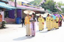 เทศบาลนครแม่สอด จัดขบวนแห่สงกรานต์ ประจำปี 2562 เพื่อสืบสานประเพณีและวัฒนธรรมอันดีงามของไทย