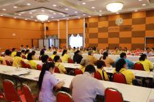 เทศบาลนครแม่สอด จัดประชุมหารือเสวนาแลกเปลี่ยนความคิดเห็นการขับเคลื่อนเพื่อชี้แจงการขอรับการสนับสนุนรัฐบาลตามนโยบายพรรคการเมือง
