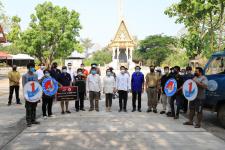 ทน.แม่สอด บูรณาการร่วมกับสำนักงานคุมประพฤติจังหวัดตาก สาขาแม่สอด ทำความสะอาดบริเวณสุสานดอนแก้ว