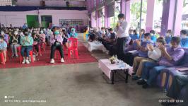 ประชุมผู้ปกครองนักเรียนโรงเรียนเทศบาลวัดบุญญาวาส ภาคเรียนที่ 1 ประจำปีการศึกษา 2565