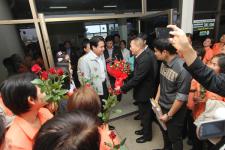 รัฐมนตรีประจำสำนักนายกรัฐมนตรี ได้เดินทางมาตรวจดูสภาพพื้นที่การจัดตั้งเขตเศรษฐกิจพิเศษแม่สอด 