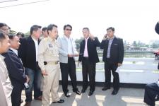 รัฐมนตรีประจำสำนักนายกรัฐมนตรี ได้เดินทางมาตรวจดูสภาพพื้นที่การจัดตั้งเขตเศรษฐกิจพิเศษแม่สอด 