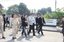 รัฐมนตรีประจำสำนักนายกรัฐมนตรี ได้เดินทางมาตรวจดูสภาพพื้นที่การจัดตั้งเขตเศรษฐกิจพิเศษแม่สอด 