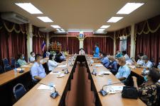 ทน.แม่สอด จัดการประชุมผู้บริหารพบประธานชุมชน