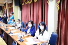 ทน.แม่สอด จัดการประชุมผู้บริหารพบประธานชุมชน