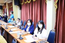 ทน.แม่สอด จัดการประชุมผู้บริหารพบประธานชุมชน