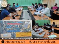 ทน.แม่สอด ร่วมต้อนรับวิศวกรผู้ควบคุมงานจากกรมโยธาธิการและผังเมือง 
